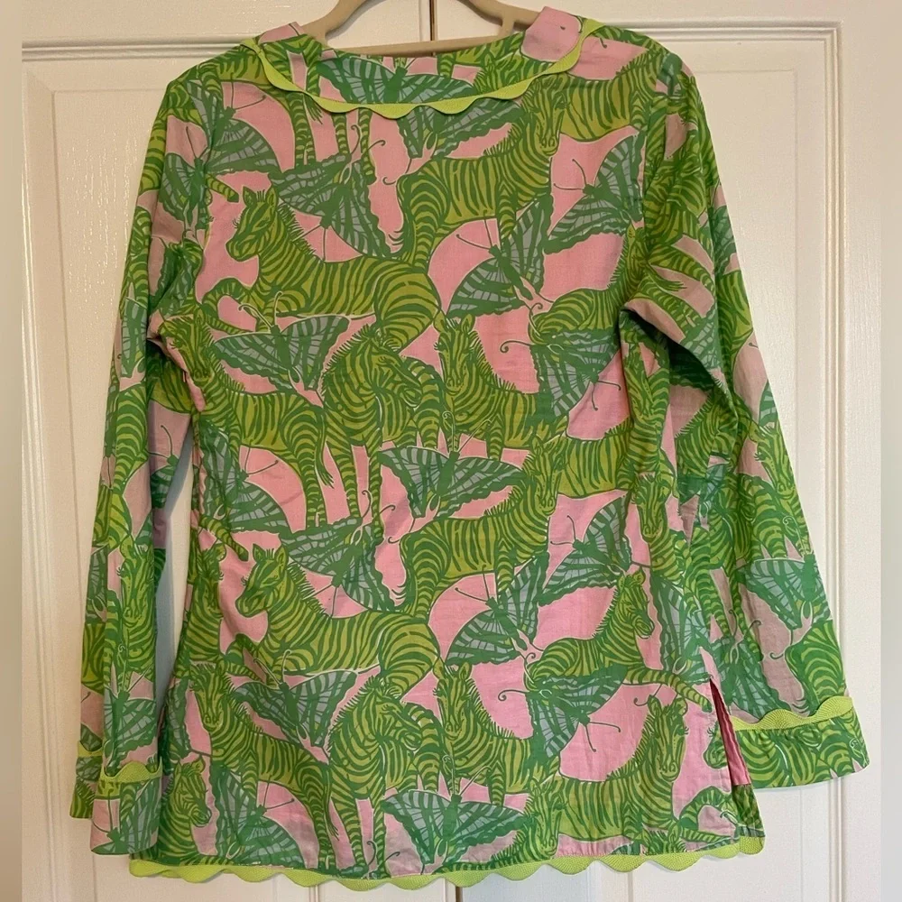 Lilly Pulitzer Zebra and Butterfly Tunic - Picture 2 of 10